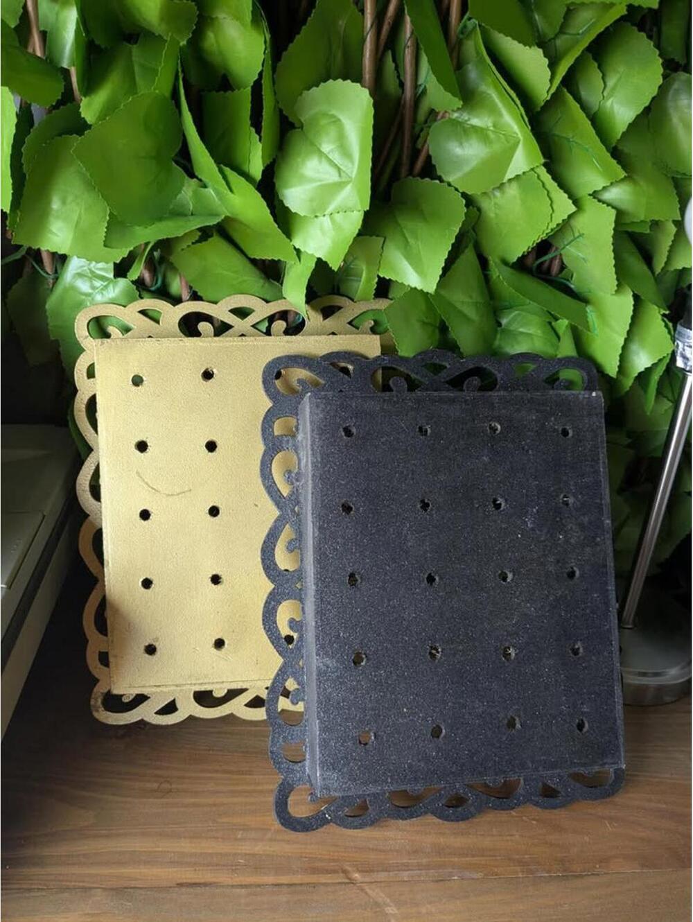 Set of Vintage Decorative Trays - Wooden